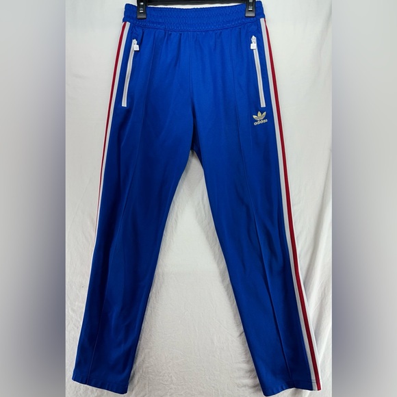 adidas Beckenbauer Football Nations Trifolio Regular Fit Track Pants Blue Red M